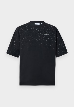 SWAROVSKI ARROW SKATE TEE - T-shirt imprimé - black/white