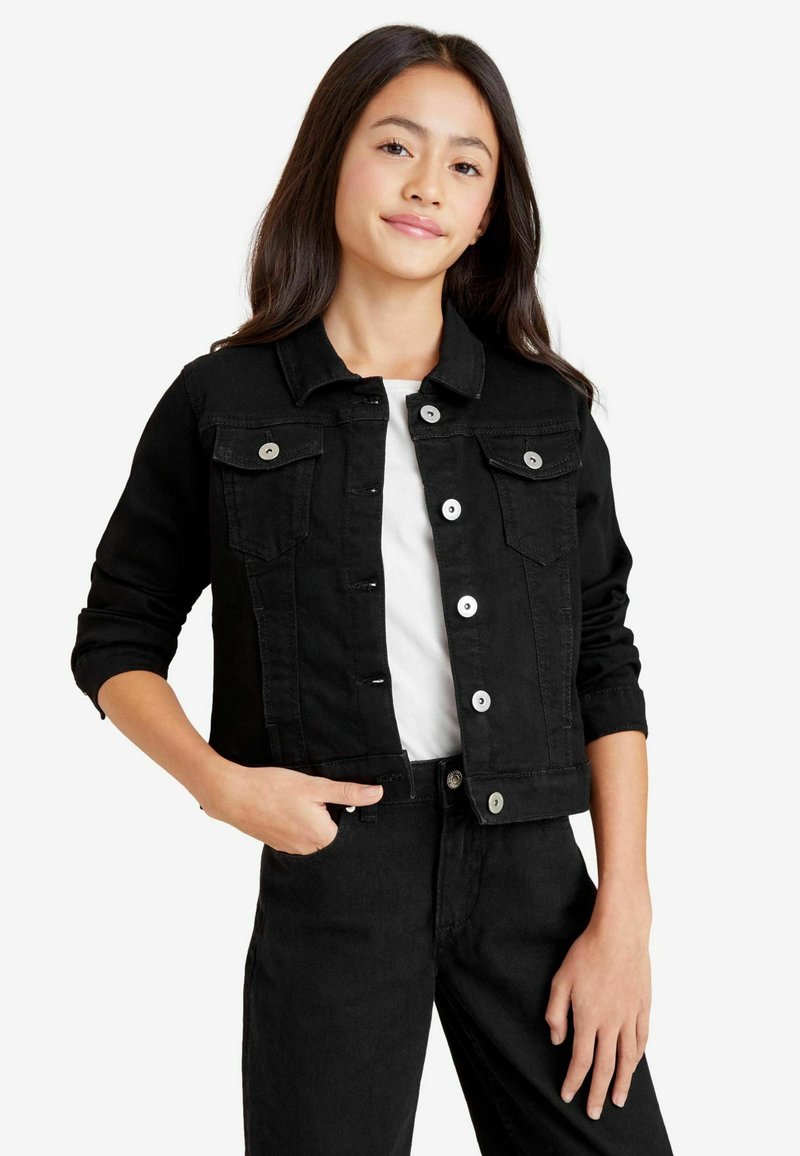 Lipsy REGULAR FIT - Traper jakna - black