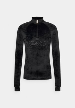 GCDS TURTLENECK UNISEX - Sportinis megztinis - black