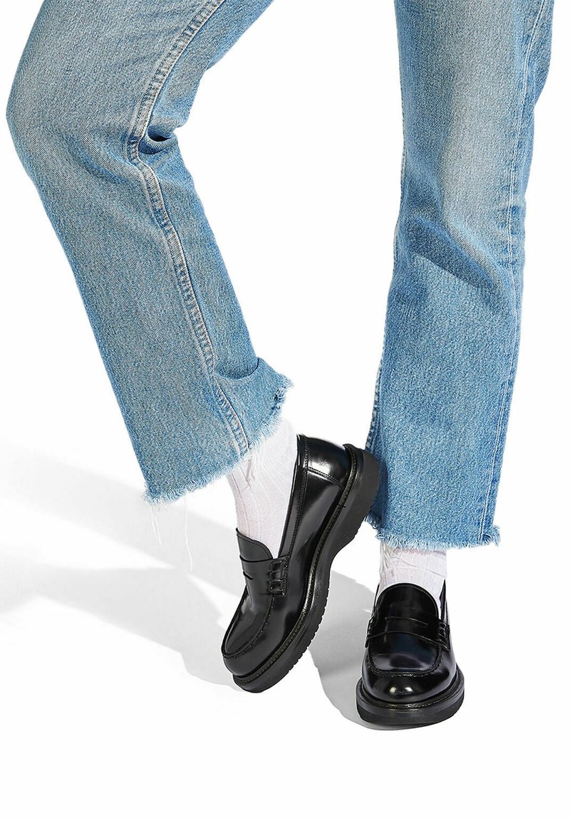 Scarosso MICHELLE BRIGHT - Obuća za navlačenje - black brushed calf