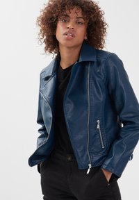 BONOBO Jeans Giacca in similpelle - bleu marine