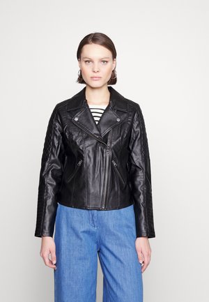 LASCANA Kunstlederjacke - schwarz