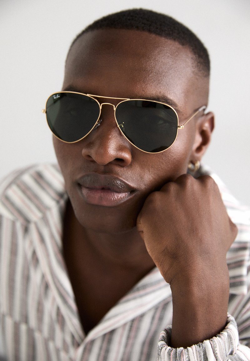 Ray-Ban AVIATOR LARGE UNISEX - Sunglasses - gold-coloured  display picture 1