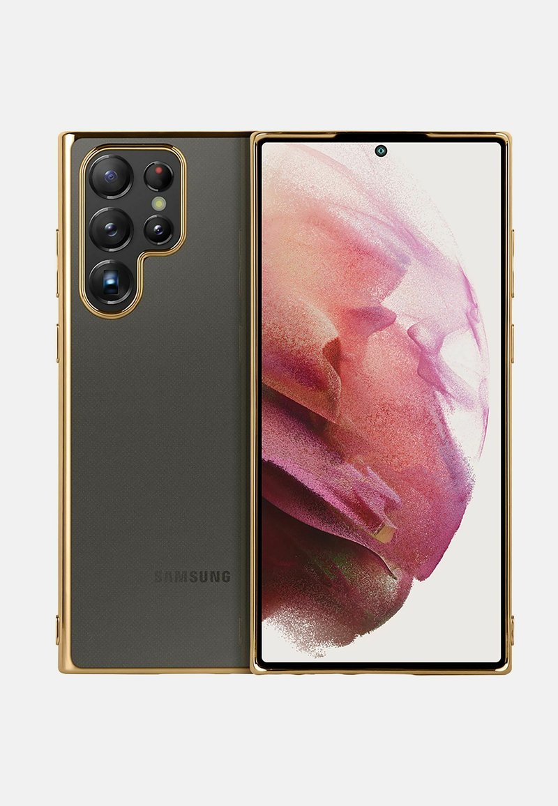 Damen Lautsprecher & Audio | Arrivly CRYSTAL CLEAR CASE FOR SAMSUNG GALAXY S22 ULTRA Handytasche transparent/goldfarben - KI6734 Damen Lautsprecher & Audio | Arrivly CRYSTAL CLEAR CASE FOR SAMSUNG GALAXY S22 ULTRA Handytasche transparent/goldfarben - KI6734