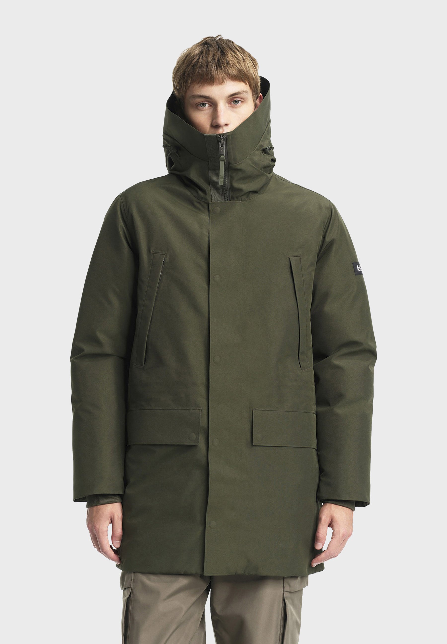 Aigle GORE-TEX - Down coat - khaki - Zalando.ie