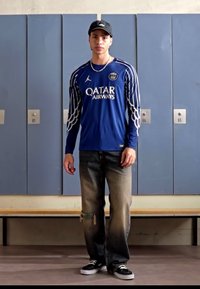 Nike Performance PSG 4TH - Bluză fotbal - blue void/phantom