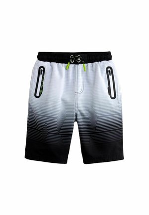 Next BOARD - REGULAR FIT - Zwemshorts - black white