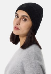 CASH-MERE CASH-MERE MÜTZE BRUSHED - Čepice - schwarz