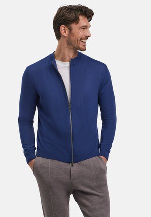 Basic New Merino Zip - Strickjacke - night blue