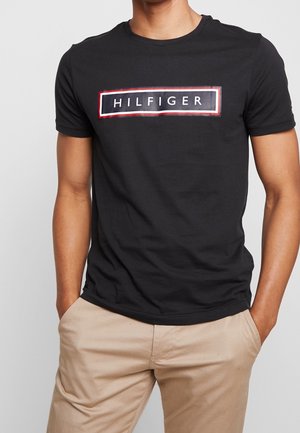 T-shirt con stampa - black