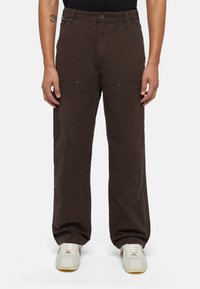 Dickies Stoffhose - dark brown