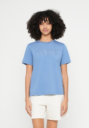TONAL GRAPHIC  - T-shirt - bas - greyish blue