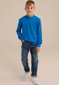 WE Fashion Ilgarankovis viršutinės dalies drabužis - blue