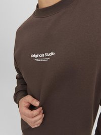 Jack & Jones JORVESTERBRO CREW NECK - Sweatshirt - chocolate brown