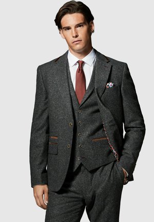 REGULAR FIT - Chaqueta de traje - charcoal grey