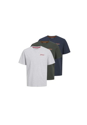 Jack & Jones ERIK 3packs - T-Shirt basic - mehrfarbig