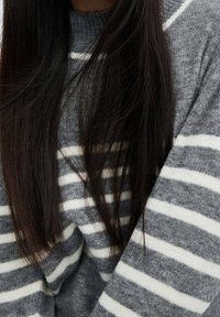 Mango Svetr - mottled light grey