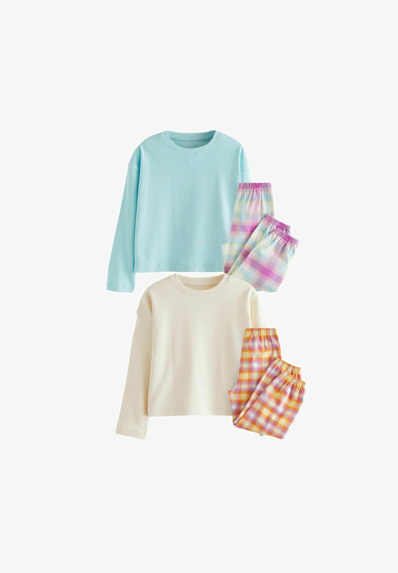 Next CHECK 2 PACK SET - Pyjama set - bright pastel