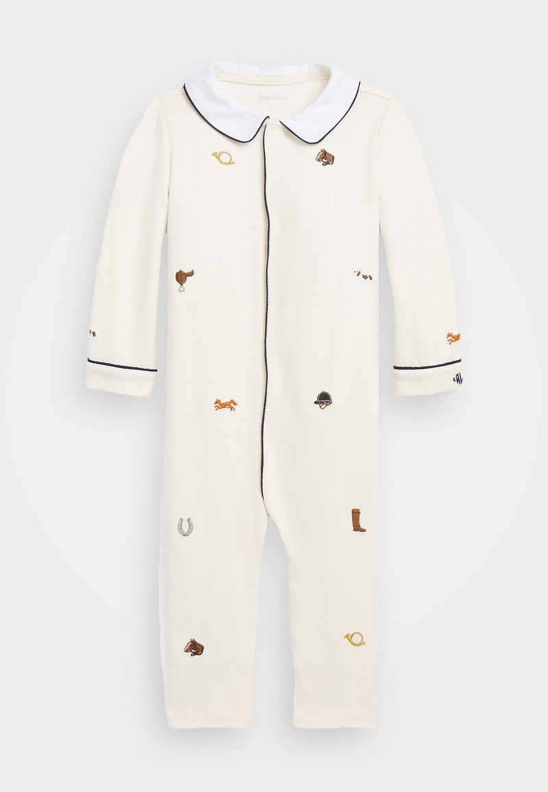 Polo Ralph Lauren BABY ONE PIECE COVERALL Nattdrakt estate cream