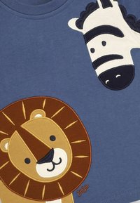 JoJo Maman Bébé LION AND ZEBRA APPLIQUÉ REGULAR FIT - Langarmshirt - denim