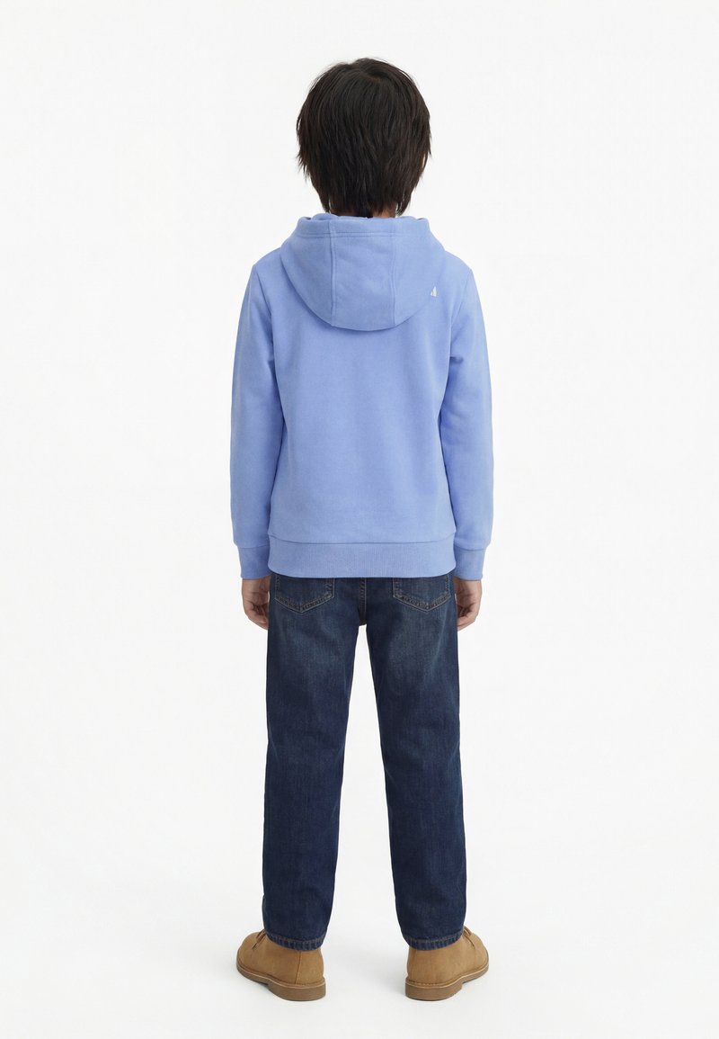 Pull à Capuche Garçon FatFace – Bleu, Taille 8-9 Ans, Excellent état