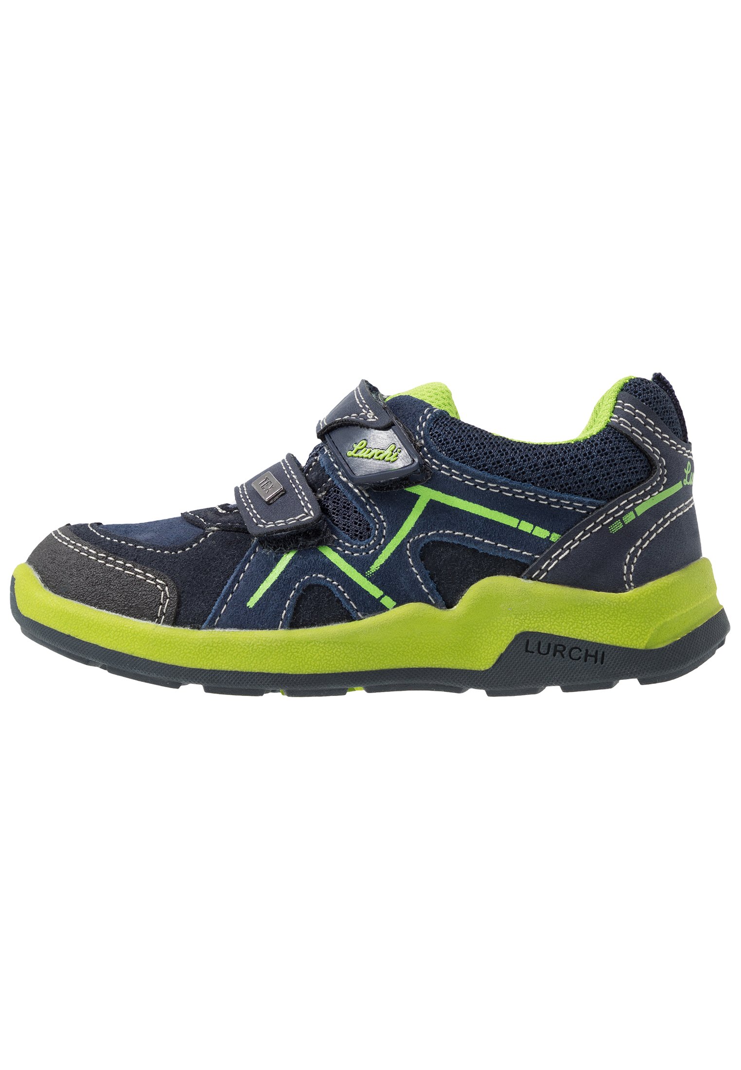 Lurchi MATTHIAS TEX Joggesko navygrass Zalando.no Lurchi MATTHIAS TEX Sko med borrelås navyorange