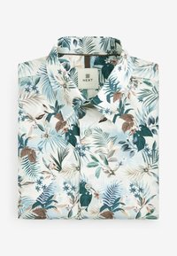 Next PRINTED SHORT SLEEVE - REGULAR FIT - Marškiniai - neutral brown hawaiian