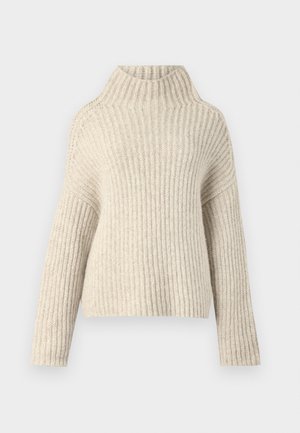 HIGH NECK LONG SLEEVE - Jumper - silt grey