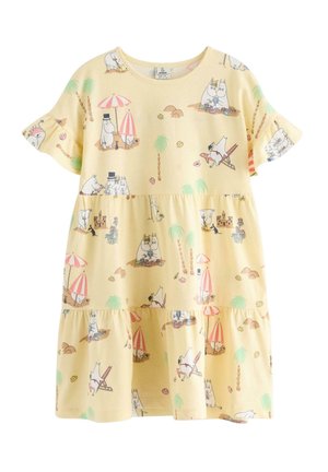 MOOMIN WITH SHORT SLEEVES  - Jerseykjole - light dusty yellow