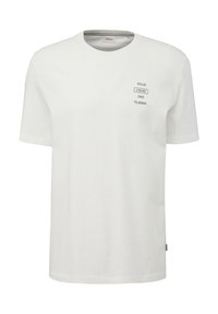s.Oliver T-Shirt print - weiß