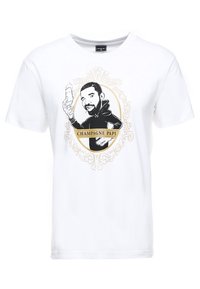 Mister Tee Triko s potiskem - white