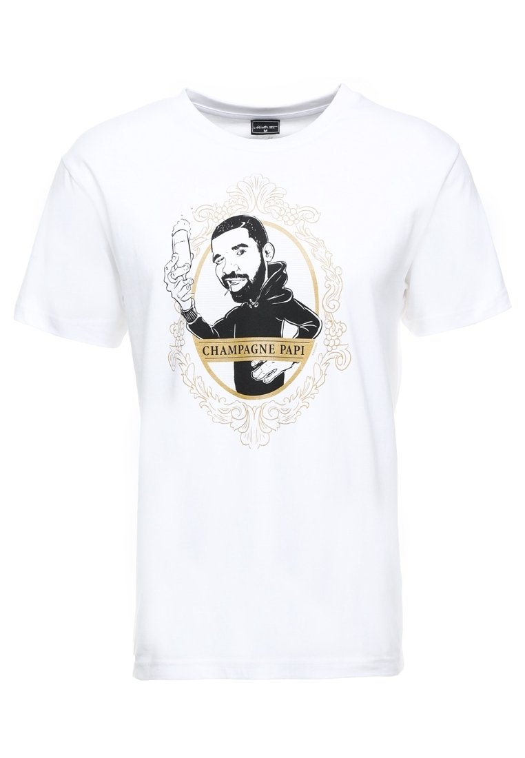 Mister Tee Triko s potiskem - white