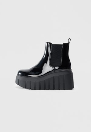Plateaustiefelette - black