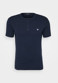 SLEEVE HENLEY - Spodnja majica - blu