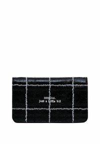 Desigual CONVERTIBLE CHECKERED - Borsa a tracolla - black