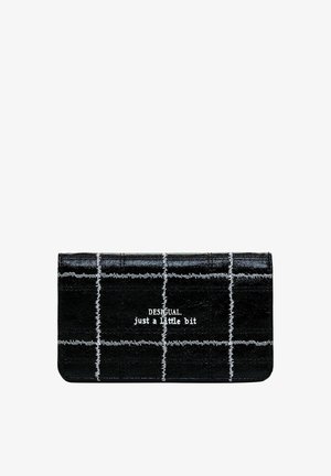 Desigual CONVERTIBLE CHECKERED - Borsa a tracolla - black