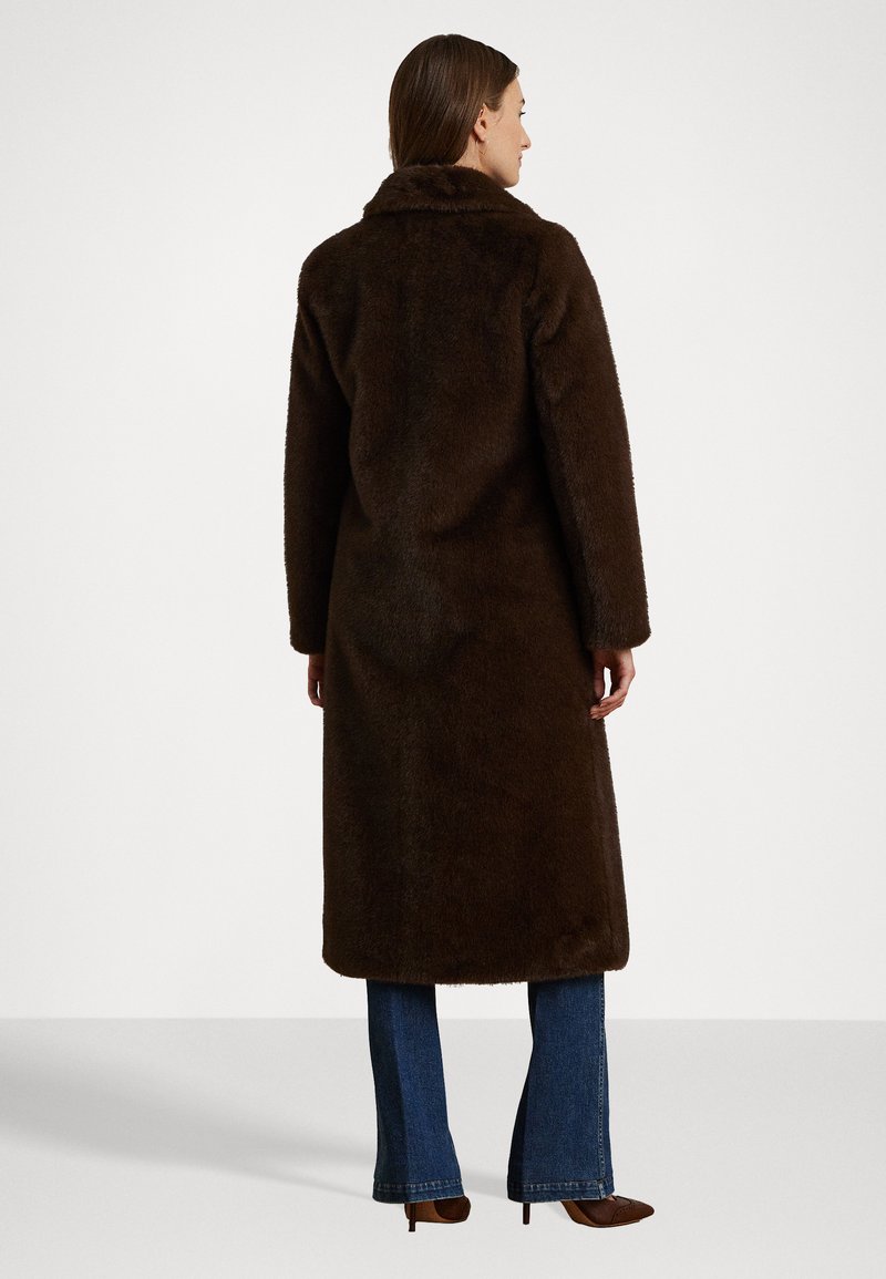 Manteau Long En Fausse Fourrure Marron - Style Teddy - Taille S à L - Neuf Avec étiquettes - Look Cosy