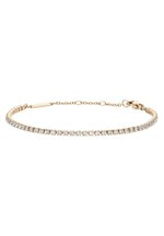 Tennisarmband Aus 925 Silber, Roségoldfarben, Mit  Produktbild-Vorschau 1