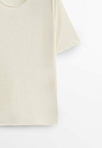 Massimo Dutti T-shirt basique - beige