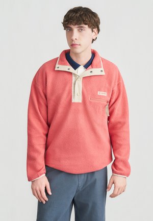 HELVETIA HALF SNAP  - Φλις πουλόβερ - washed red