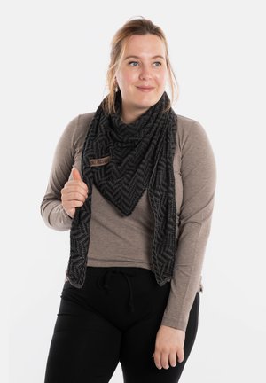 Knit Factory VERA - Écharpe - black anthracite
