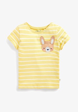 EMBROIDERED - T-Shirt print - yellow
