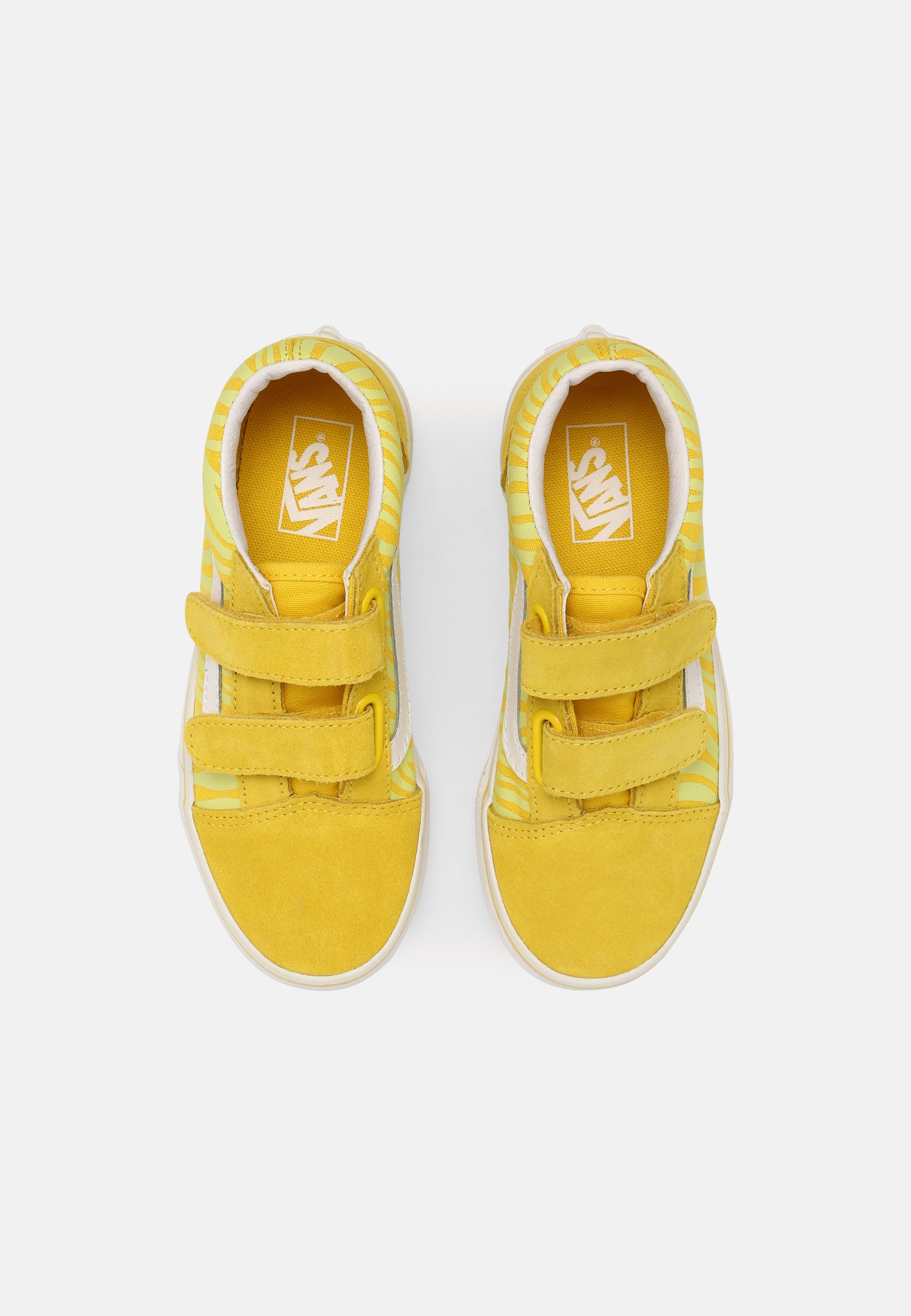 yellow vans velcro