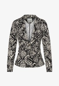 Sélectionné, black graphic patchwork