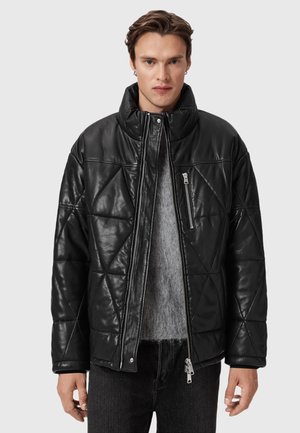 BROCKWELL PUFFER - Giacca di pelle - black