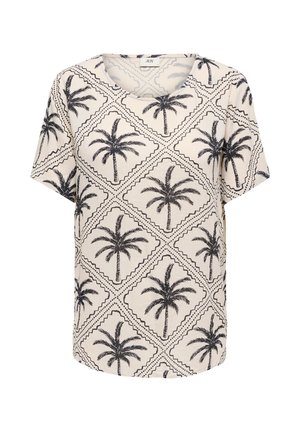 JDY, TOP JDYGABY TOP - T-shirt con stampa - sandshell