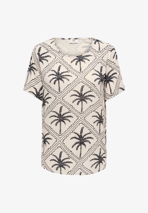 JDY, TOP JDYGABY TOP - T-shirt con stampa - sandshell