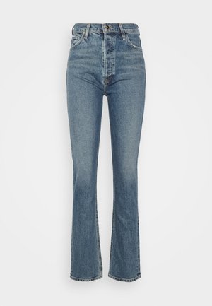 LAWLER - Jeans a sigaretta - farrel blue indigo
