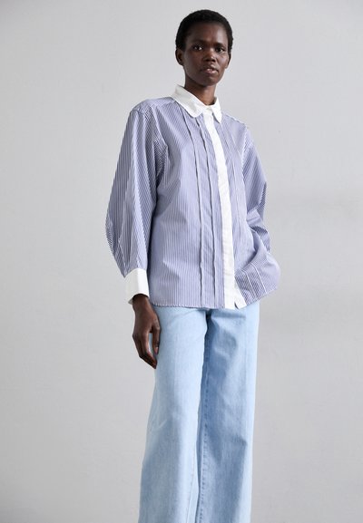 sandro Hemdbluse - bleu/blanc