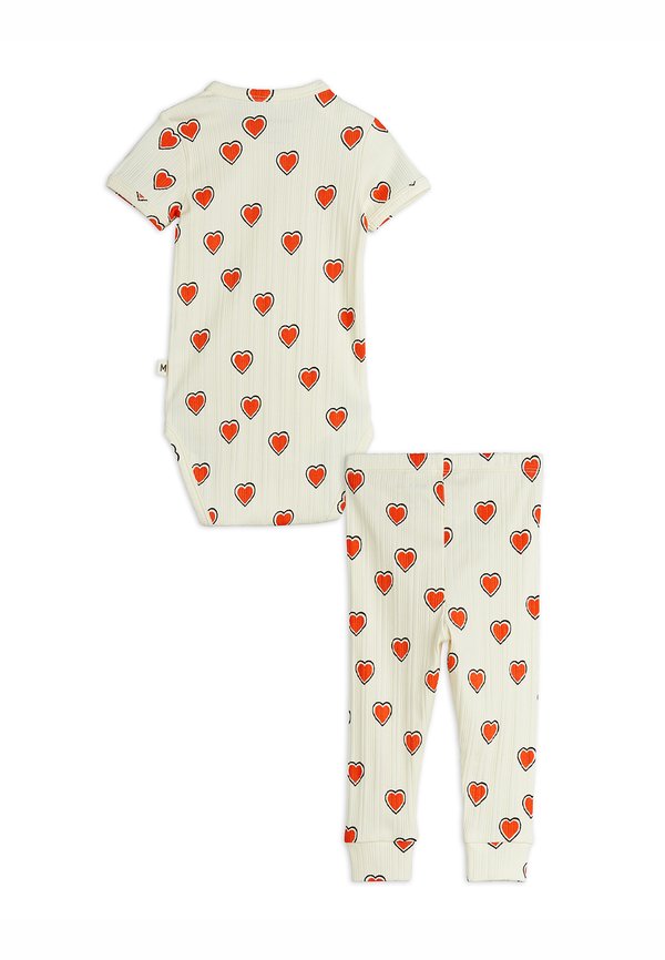 BABY OUTLINED HEARTS SET UNISEX - Jumpsuit3